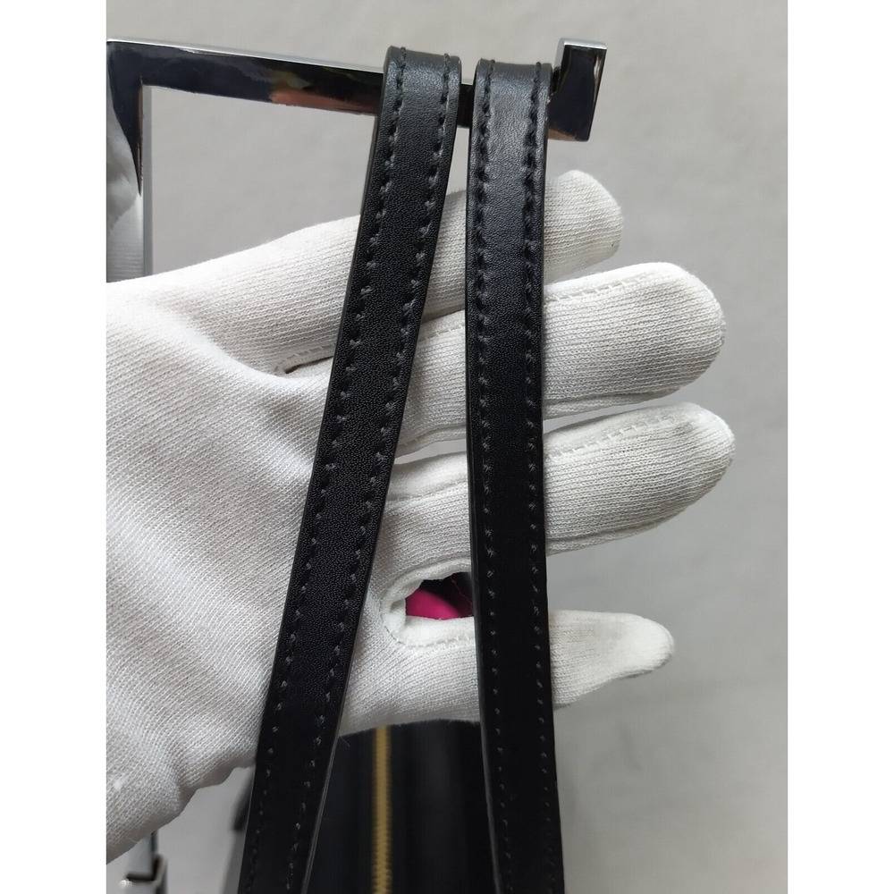 Kate Spade New York Black Leather Doublde Handles Zippet Tote Shoulder Bag - Picture 5 of 16
